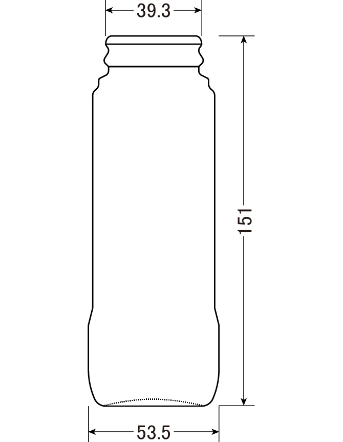 びゅうクラスページ C39P 食品200 | ISHIZUKA GLASS BOTTLES CATALOGUE